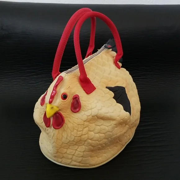 Clutch Handbag Rubber Chicken Coin Purse PiQ 